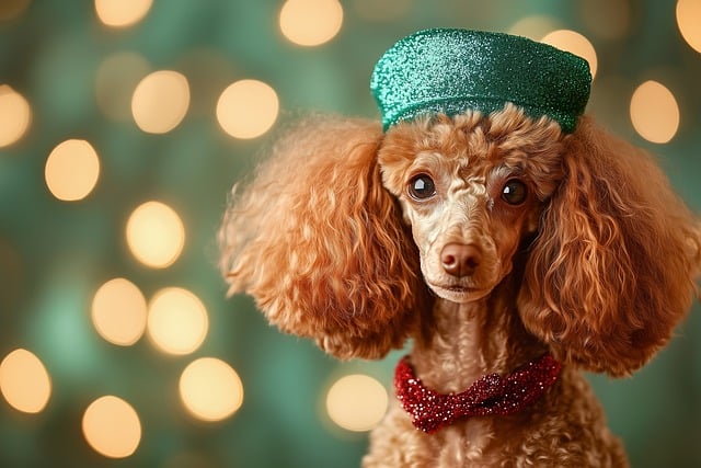 How do I keep my poodle's paws clean?