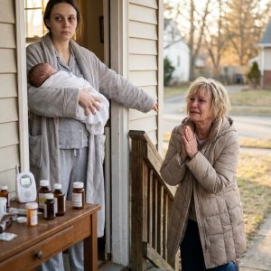 “At a family dinner, I said, “I’m about to give birth.” My parents sneered, “Call a cab. We’re busy.” I drove myself to the ER in unbearable pain. A week later, my mom showed up at my door and said, “Let me see the baby.”