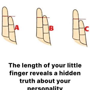 The length of your little finger could reveal unsuspected aspects of your personality