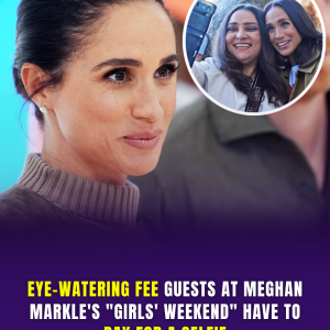 Eye-watering fee guests at Meghan Markle’s “girls’ weekend” have to pay for a selfie