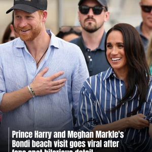 Prince Harry and Meghan Markle’s Bondi beach visit goes viral after fans spot hilarious detail