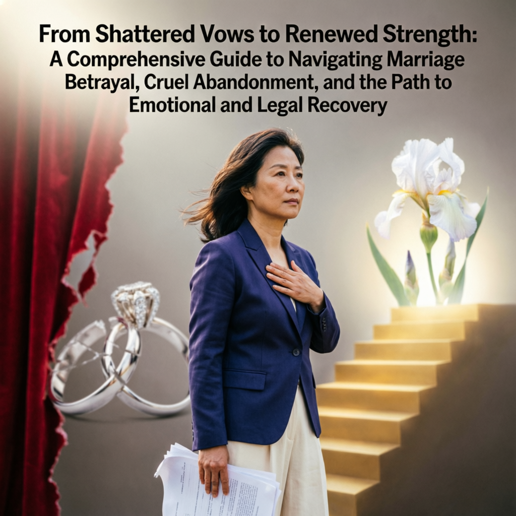 From Shattered Vows to Renewed Strength: A Comprehensive Guide to Navigating Marriage Betrayal, Cruel Abandonment, and the Path to Emotional and Legal Recovery