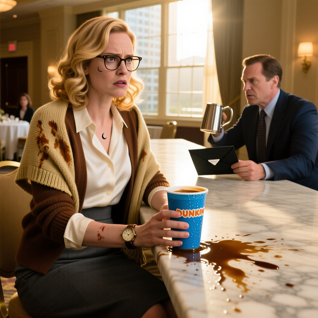 It was 8:15 AM at the Chicago Marriott shareholder breakfast when my boss slid a termination letter across the table, watched me choke on my Dunkin' iced latte, and said, 'You always were good at hiding your mistakes behind that sweet smile, Clara.' The whole board stared at my coffee-stained cardigan while Elena polished her nails. They had no idea I’d been backing up the real server logs on a prepaid flip phone since last February.