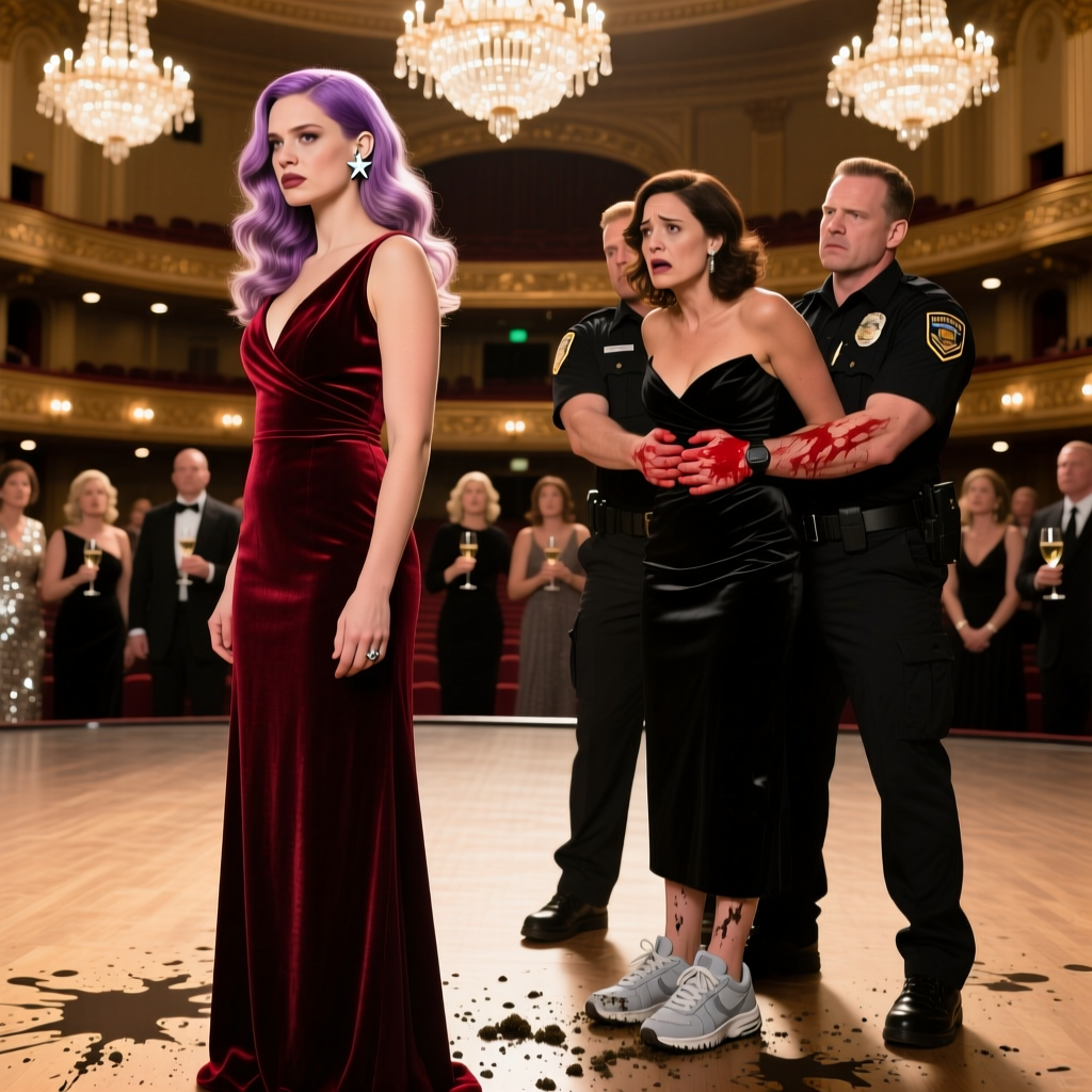 The crystal chandeliers at the Chicago Grand Ballroom were still trembling when Chloe deliberately kicked over my tray of champagne flutes in front of three hundred donors, leaned into the microphone, and sneered, 'Security, please escort out the caterer—the heiress doesn't wear scuffed Target sneakers.' But as the bouncers grabbed my arms, she didn't notice the encrypted banking alert lighting up my watch, signaling the exact moment the stolen family fortune finally shifted back to me.